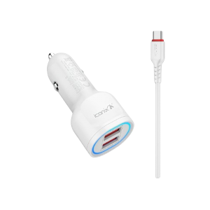 Chargeur Iconix USB-C - IC-CC1714 - Blanc