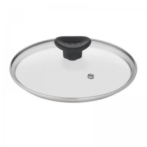 Faitout Tefal 24 cm + couvercle verre - E3084604 - Inox