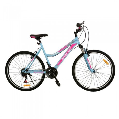 Vélo Prado - 26 pouces Apache -9026 SA- Bleu&Rose