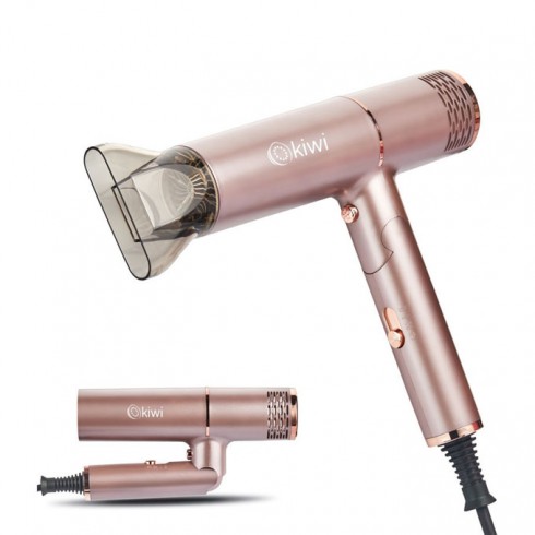 Sèche Cheveux Pliable Kiwi 1200W - KHD-2152 - Rose Gold