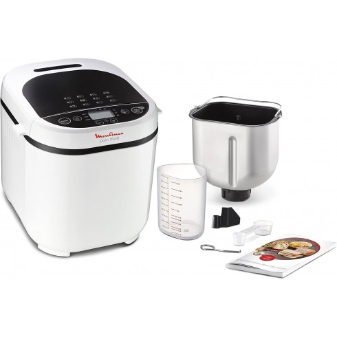 Machine à Pain Moulinex 1Kg - 720W - OW210130 - Blanc