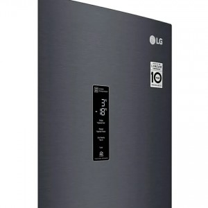 Réfrigérateur Combiné LG  No Frost - 341L- GW-B459NQFM - Noir Matt