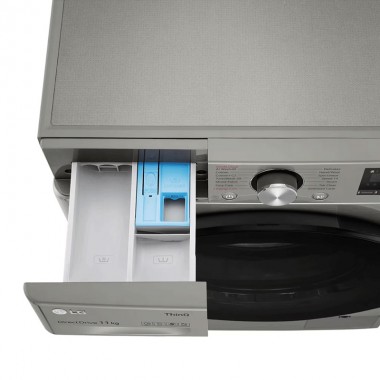 Lave-linge LG FRONTALE 11KG Smart Inverter- F4Y5EYGYPV - Silver