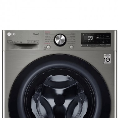 Lave-linge LG FRONTALE 11KG Smart Inverter- F4Y5EYGYPV - Silver