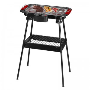 Barbecue Électrique sur pied Techwood 2000W - TBQ-825P - Noir