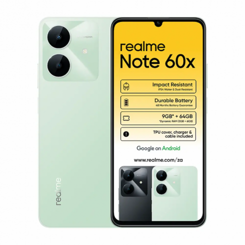 Smartphone Realme Note 60x - 3GO/64GO