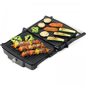 Grill Multifonction Viande et Panini Kenwood 2000W - HGM30.000SI - Silver