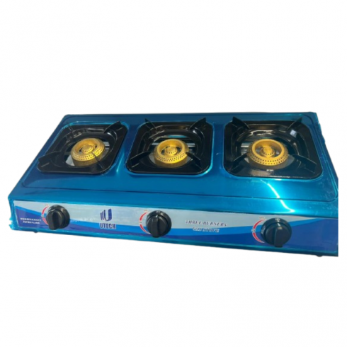 Réchaud À Gaz de ville Utech 3 Feux - JZY3-306W - Inox