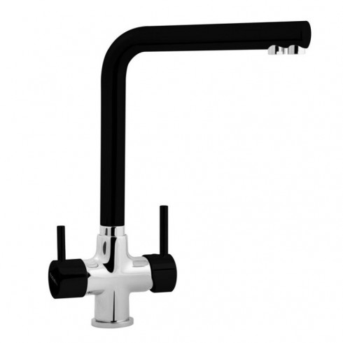 Mitigeur FOCUS 3 voies 2 en 1 - AP4075B - Noir