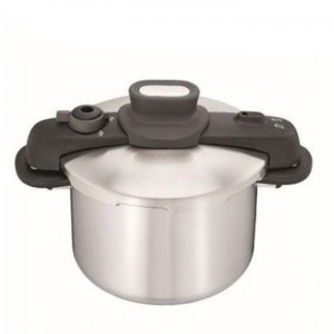 Cocotte Tefal 6L Secure 5 Compact - P3530734  - Noir & Inox