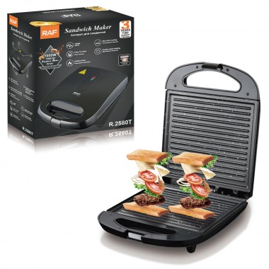 Appareil à Panini RAF 1000W - R.2580T - Noir