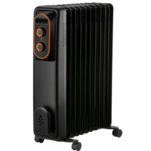 Radiateur BIOLUX à Bain D'huile 11 Eléments - 2500W - RB2505 - Noir