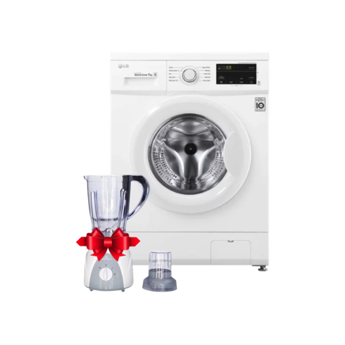 Lave-linge LG FRONTALE 7KG Inverter - FH2J3QDNG0P - Blanc