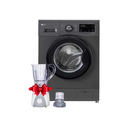 Lave-linge LG FRONTALE 7KG Inverter - F2J3QYG6J - Noir