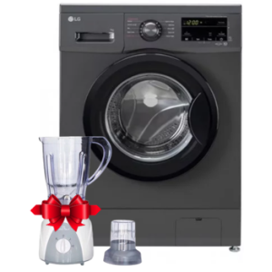 Lave-linge LG FRONTALE 7KG Inverter - F2J3QYG6J - Noir