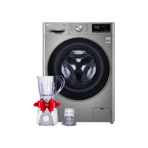 Lave-linge LG Frontale 9KG Inverter - F4R5VYG2T VIVACE - Silver