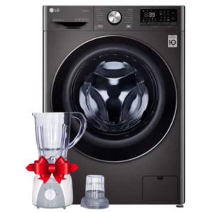 Lave-linge Séchante LG Frontale 9KG Inverter - F4R5VGG2E - Noir