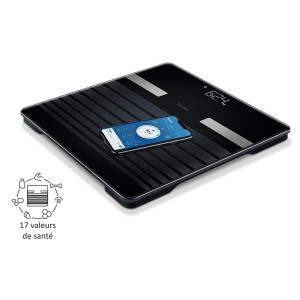 Pèse Personne Beurer Électronique Connecté 180kg - BF451 - Noir