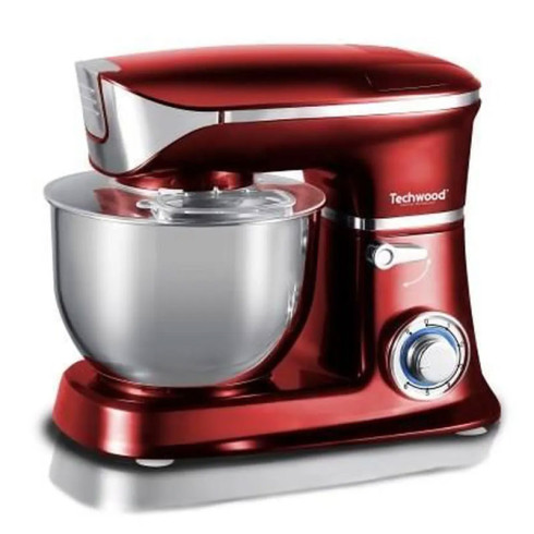 Robot Pétrin TECHWOOD 6.5L - 1300W - TCDR-135 - Rouge