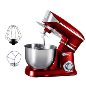 Robot Pétrin TECHWOOD 6.5L - 1300W - TCDR-135 - Rouge