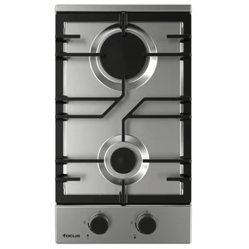 Plaque Encastrable Focus 2F - 30CM - Quadra32 - Inox