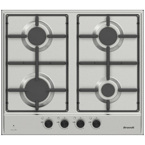 Plaque Encastrable BRANDT 4F - 60CM - BPE6341XA - Inox