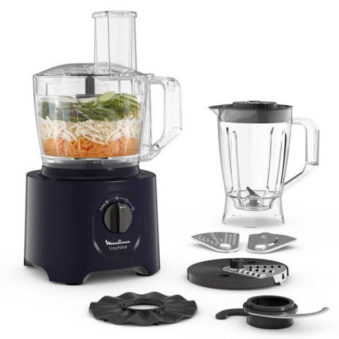 Robot Moulinex Multifonction 2.4L - 800W - FP247810 - Bleu