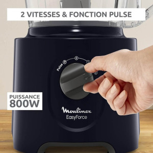 Robot Moulinex Multifonction 2.4L - 800W - FP247810 - Bleu
