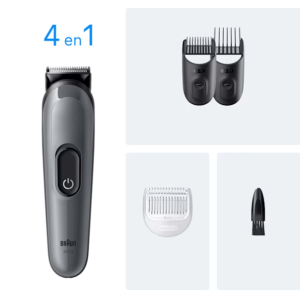 Tondeuse à barbe Braun 4EN1 - AIO3500 - Noir