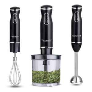 Mixeur Plongeant 3 en 1 Techwood 0.5L - 600W - TMS-9666 - Noir