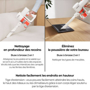 Aspirateur Balai Sans Fil Xiaomi - G20-Lite - Blanc