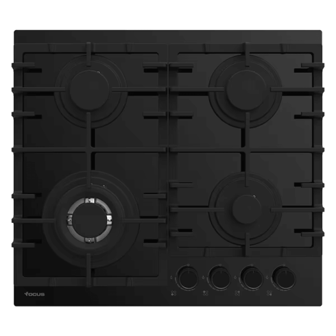 Plaque Encastrable Focus 4F - 60CM - F8005BS - Noir