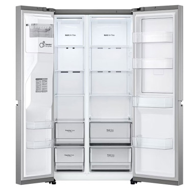 Réfrigérateur LG No Frost Inverter - Side By Side - 617L - J257SL2S - Silver