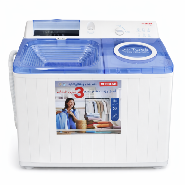 Lave-linge Semi-Automatique Fresh 15KG - TTD-15 - Bleu