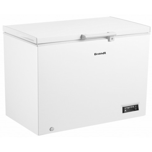 Congélateur Brandt Horizontal 400L - BFK747YSW - Blanc
