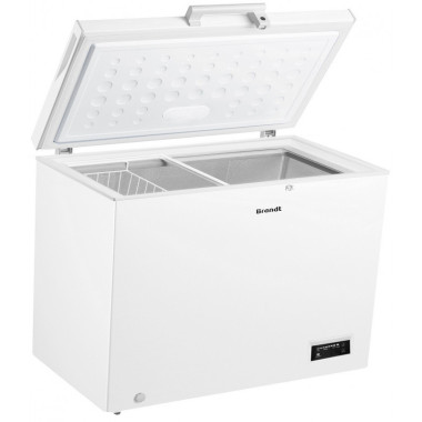 Congélateur Brandt Horizontal 400L - BFK747YSW - Blanc