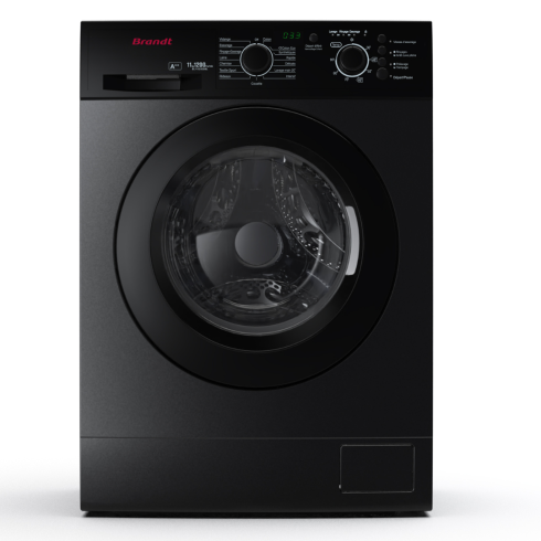 Lave-linge Brandt Frontale 11KG - BLF1120SDBL - Dark Silver