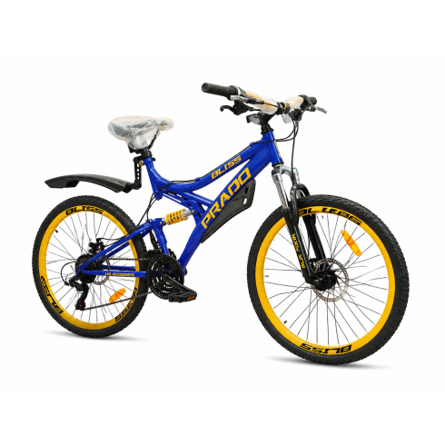 Vélo Prado - 26 pouces Bliss - 9026-FD - Bleu Jaune - PRADO