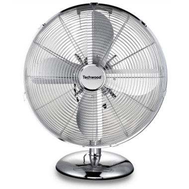 Ventilateur Techwood 45W - TVI-339 - Chrome - Techwood