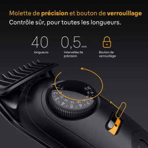 Tondeuse à barbe Braun 5EN1 - BT5560 - Noir - Braun
