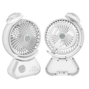 Ventilateur portable rechargeable Sing-e 3en1 - ZQS-F803 - Blanc