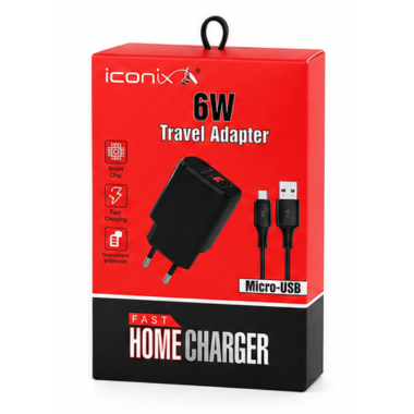 Cable Chargeur Iconix Rapide - IC-HC1015 - Noir - iconix