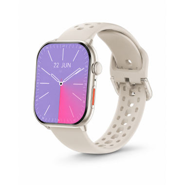 Montre Connectée QIOP VECTOR – Beige - Qiop