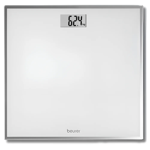 Pèse-Personne Électronique Beurer 150KG - gs120 – Blanc - beurer