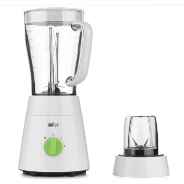 Blender Braun 500W 1,75L avec Moulin - JB0115WH – Blanc - Braun