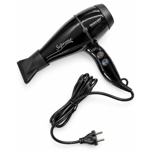 Sèche-Cheveux Professionnel Tecno Dry Supreme 2650W – Noir - Tecno Dry