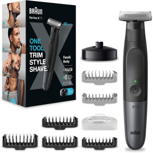 Rasoir Tondeuse hybride Braun - XT5300 - Gris - Braun