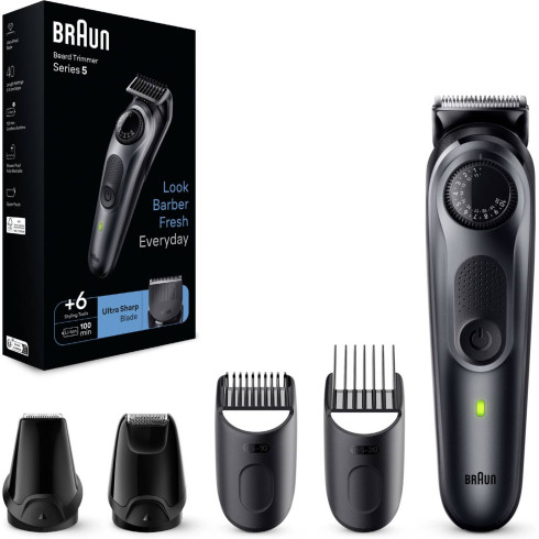 Tondeuse à barbe Braun 5EN1 - BT5441 - Noir - Braun