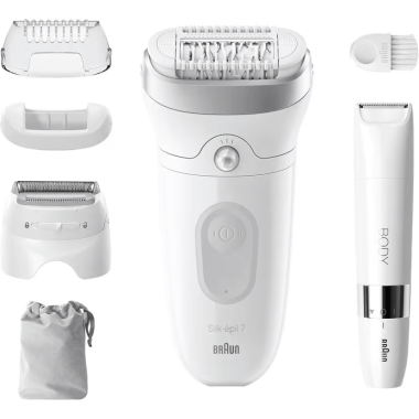 Épilateur Braun Silk-épil 7 Wet & Dry - SE7-441 - Blanc - Braun
