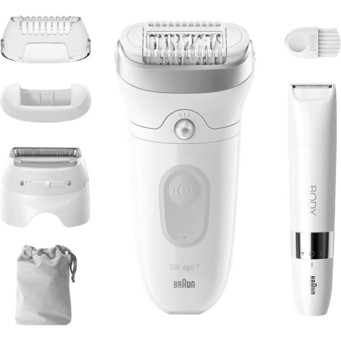 Épilateur Braun Silk-épil 7 Wet & Dry - SE7-441 - Blanc - Braun